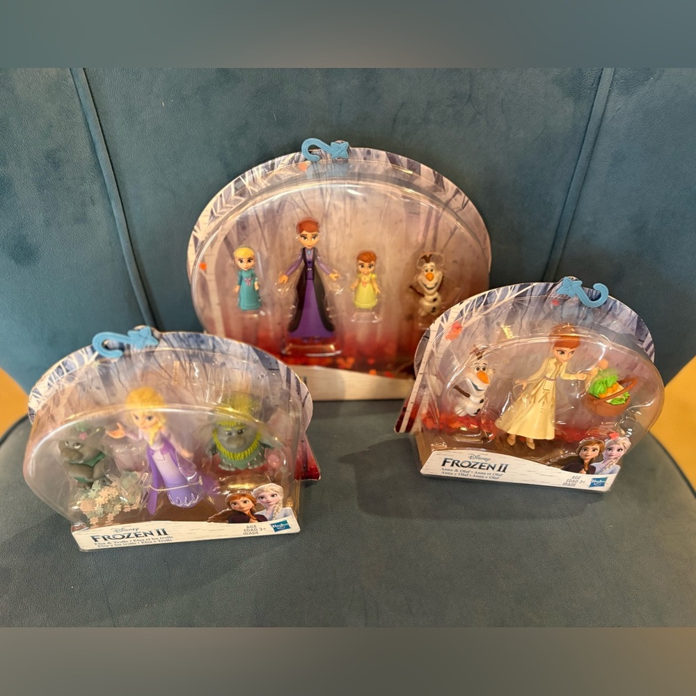 Disney Frozen II and Tangled Figurine Set - Multicolor